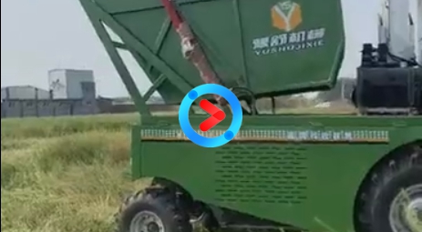 新疆客戶(hù)現(xiàn)場(chǎng)試車(chē)軋草效果非常滿(mǎn)意